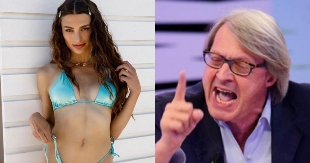 Vittorio Sgarbi e Franceska Pepe