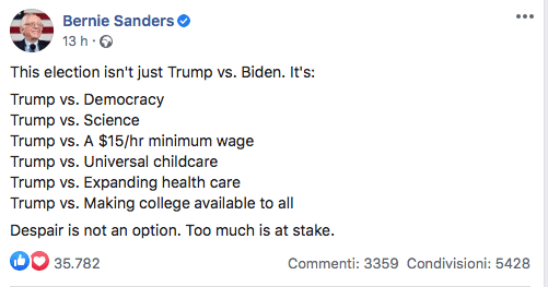 bernie sanders trump
