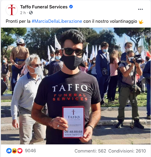 taffo marcia liberazione