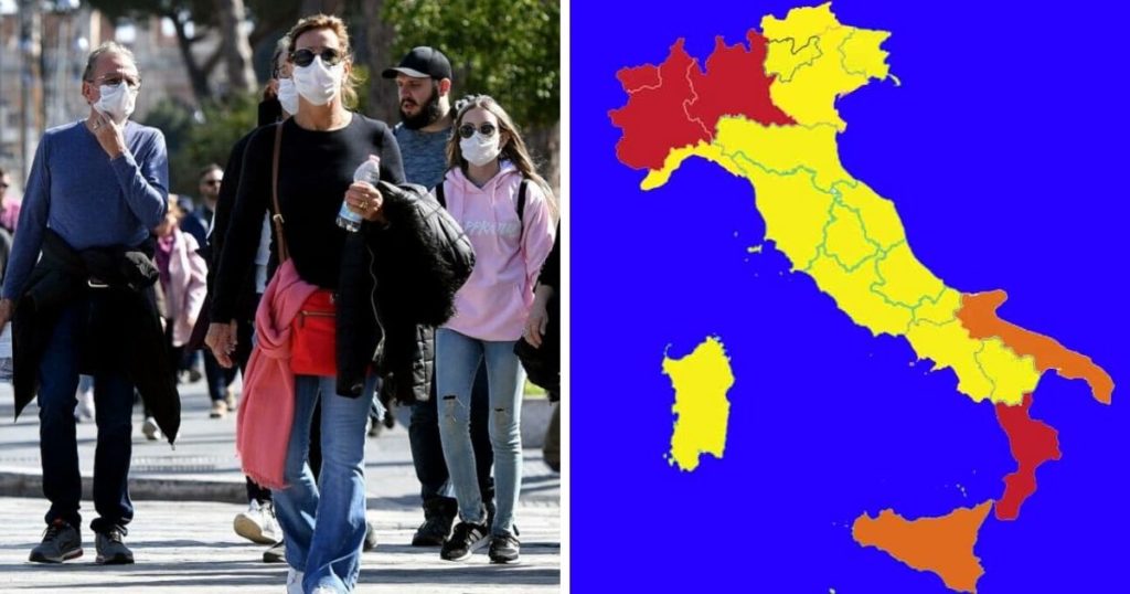 regioni zone arancioni