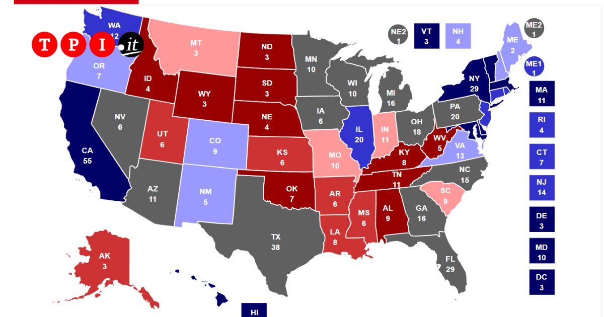 Elezioni Usa 2020, i sondaggi stato
