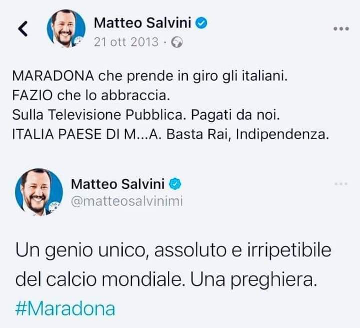 salvini maradona