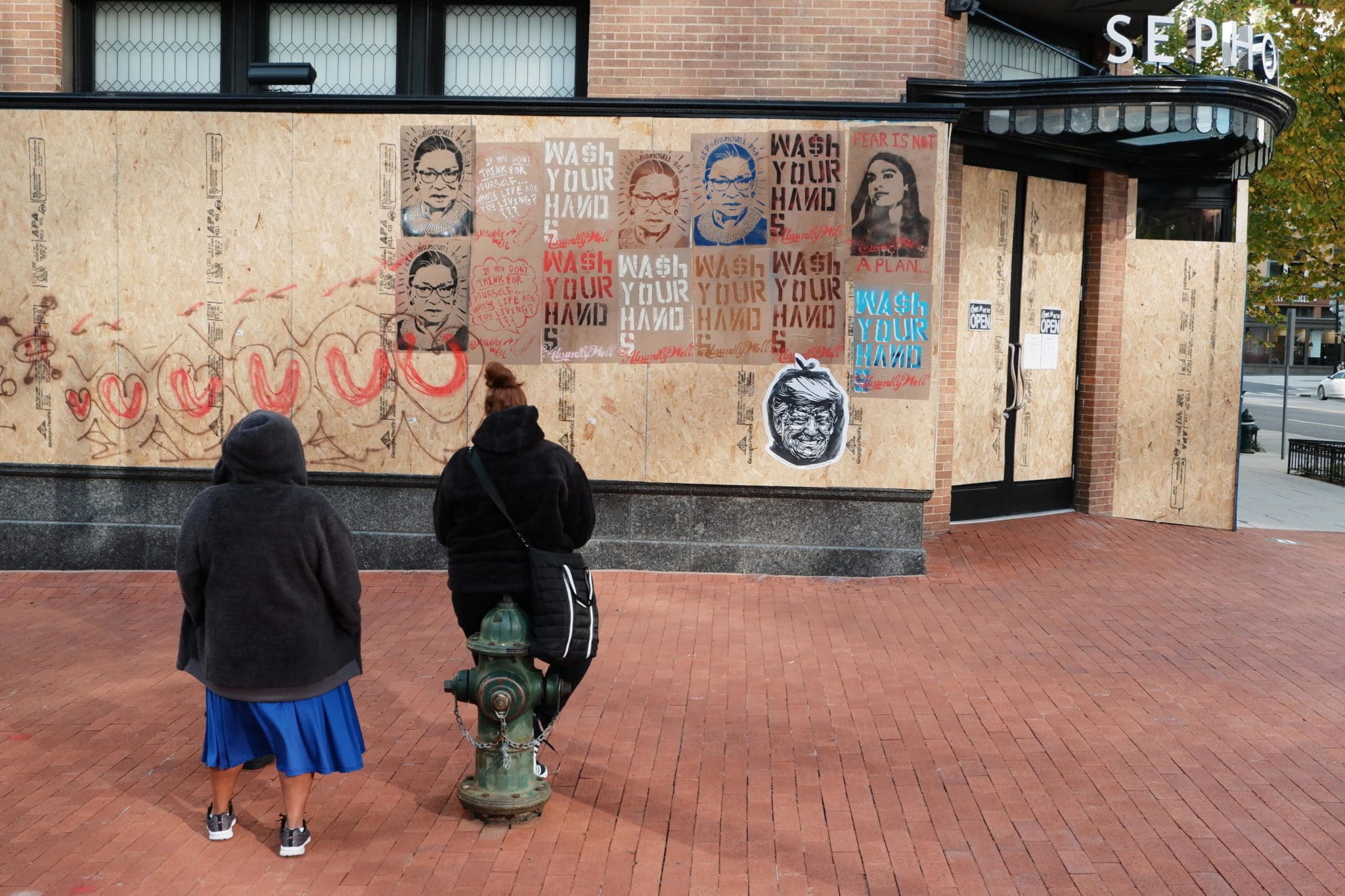 elezioni usa negozi barricati