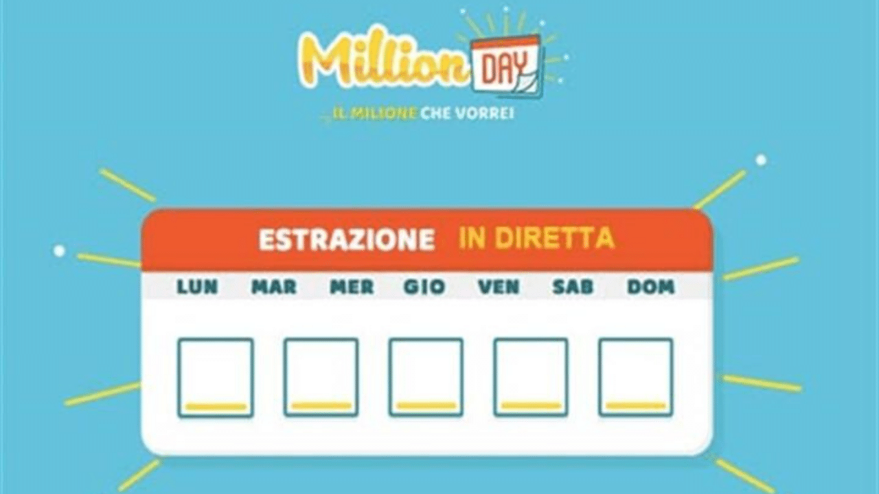 Estrazione Million Day oggi 3 dicembre 2020: numeri vincenti diretta live