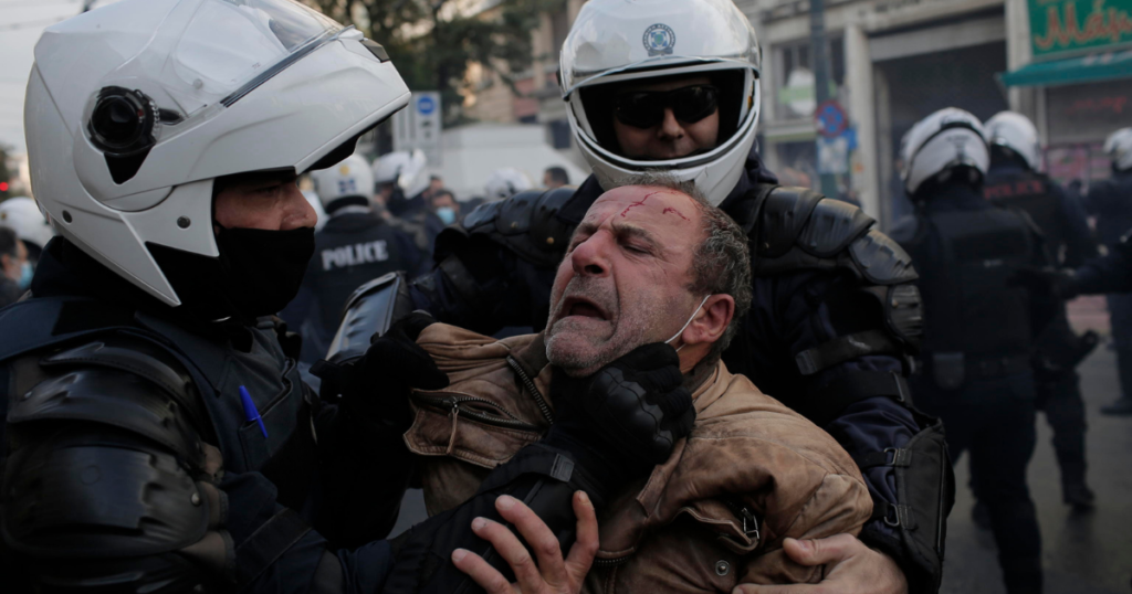 grecia polizia violenza