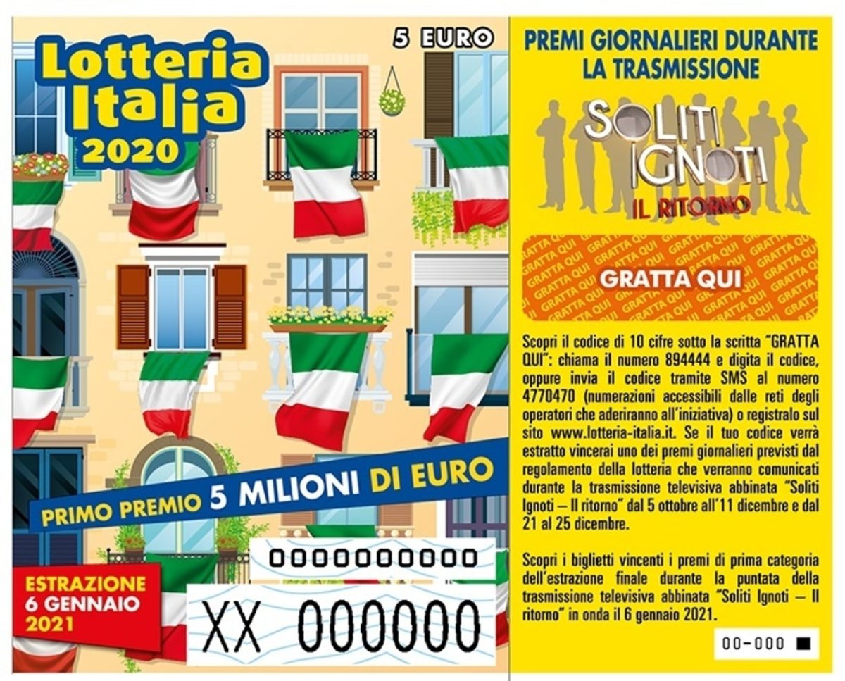 lotteria italia 2021 quando estrazione data orario