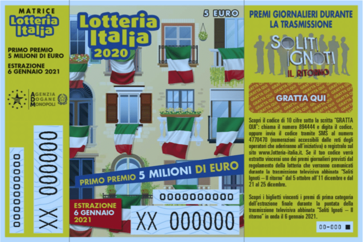 lotteria italia 2021 regolamento probabilità vincita