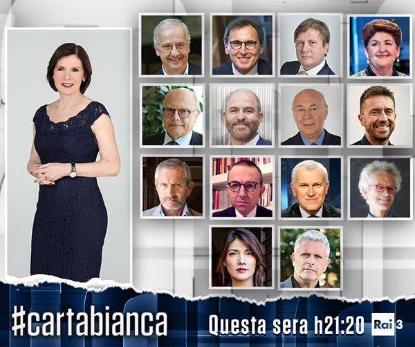 ospiti cartabianca oggi