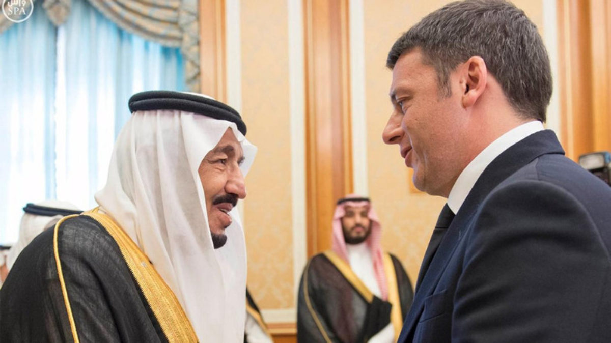renzi arabia saudita