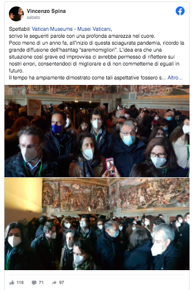 assembramenti musei vaticani
