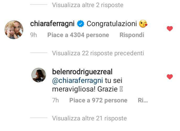 belen e chiara ferragni