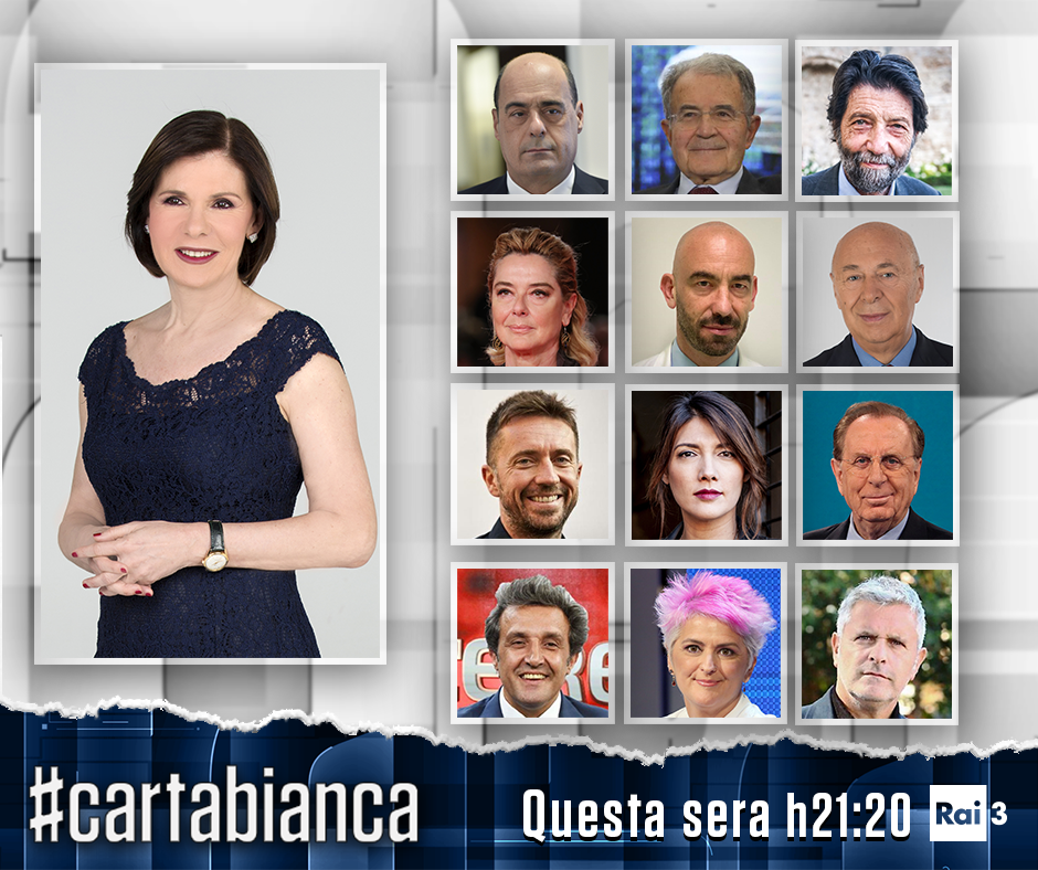 cartabianca ospiti oggi