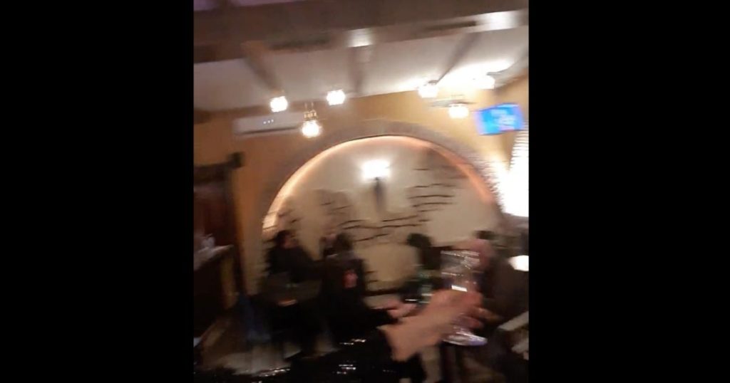 cena negazionisti roma