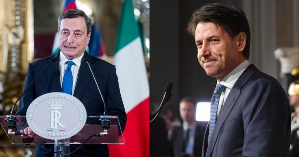 draghi conte ministro