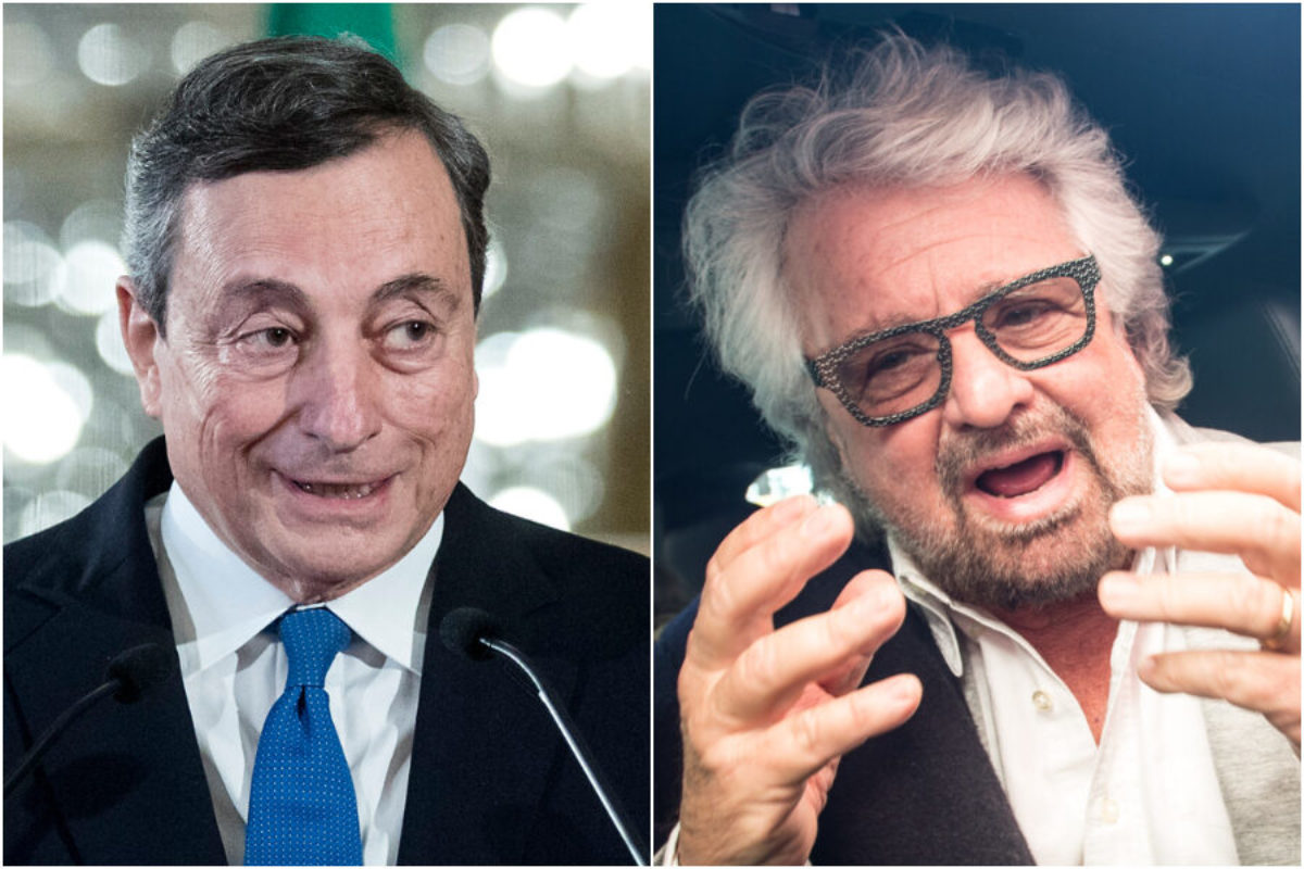 grillo draghi
