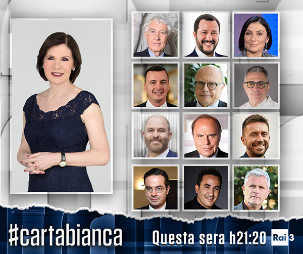 ospiti cartabianca oggi