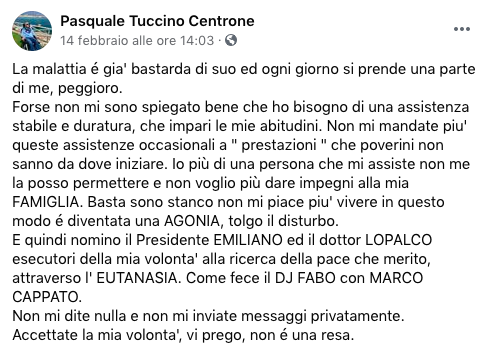 pasquale eutanasia