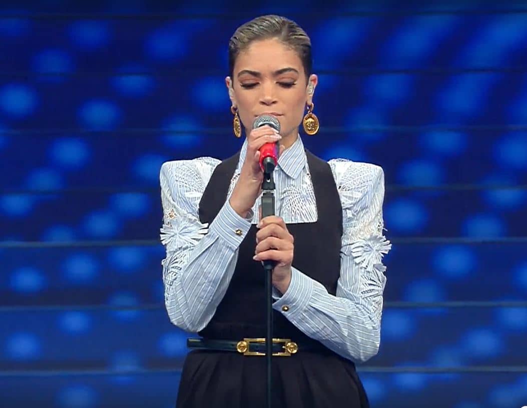 elodie sannremo 2021 chi è fidanzato abiti