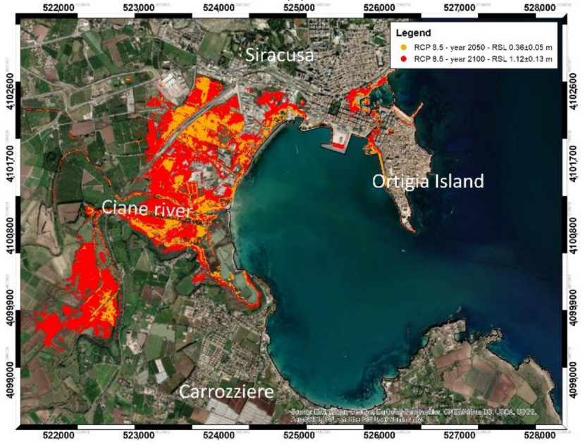 siracusa inondazioni 2100
