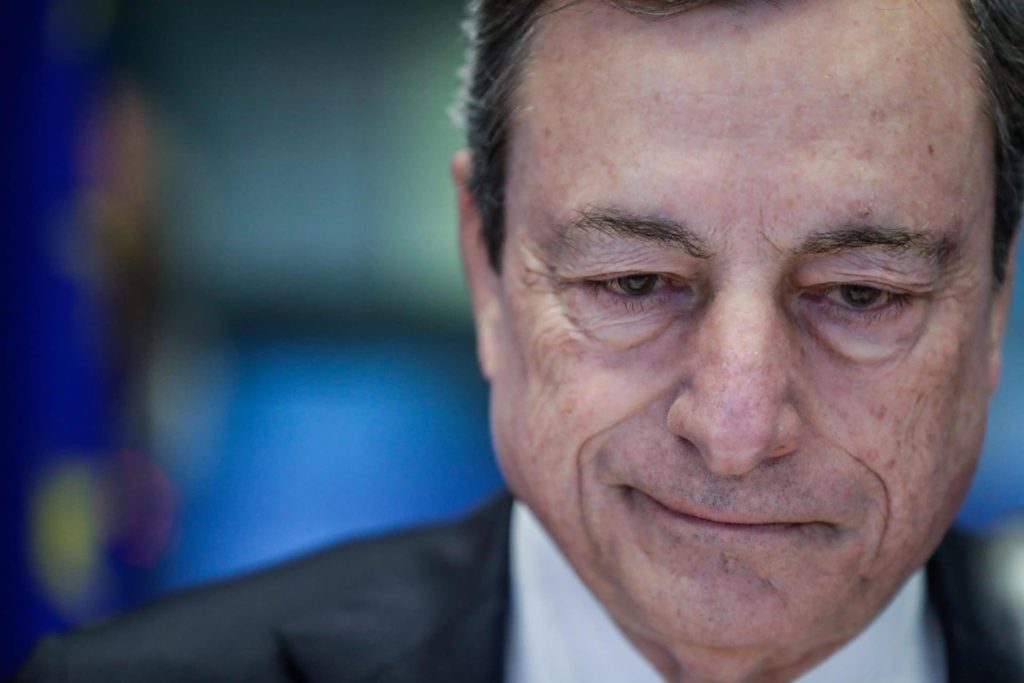 Fiducia Draghi governo calo