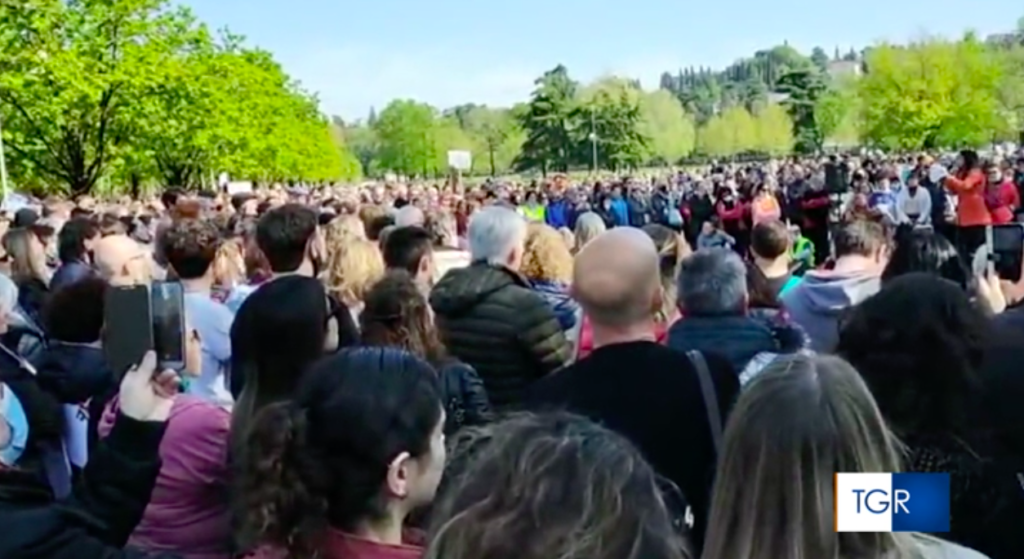 no vax manifestazione vicenza
