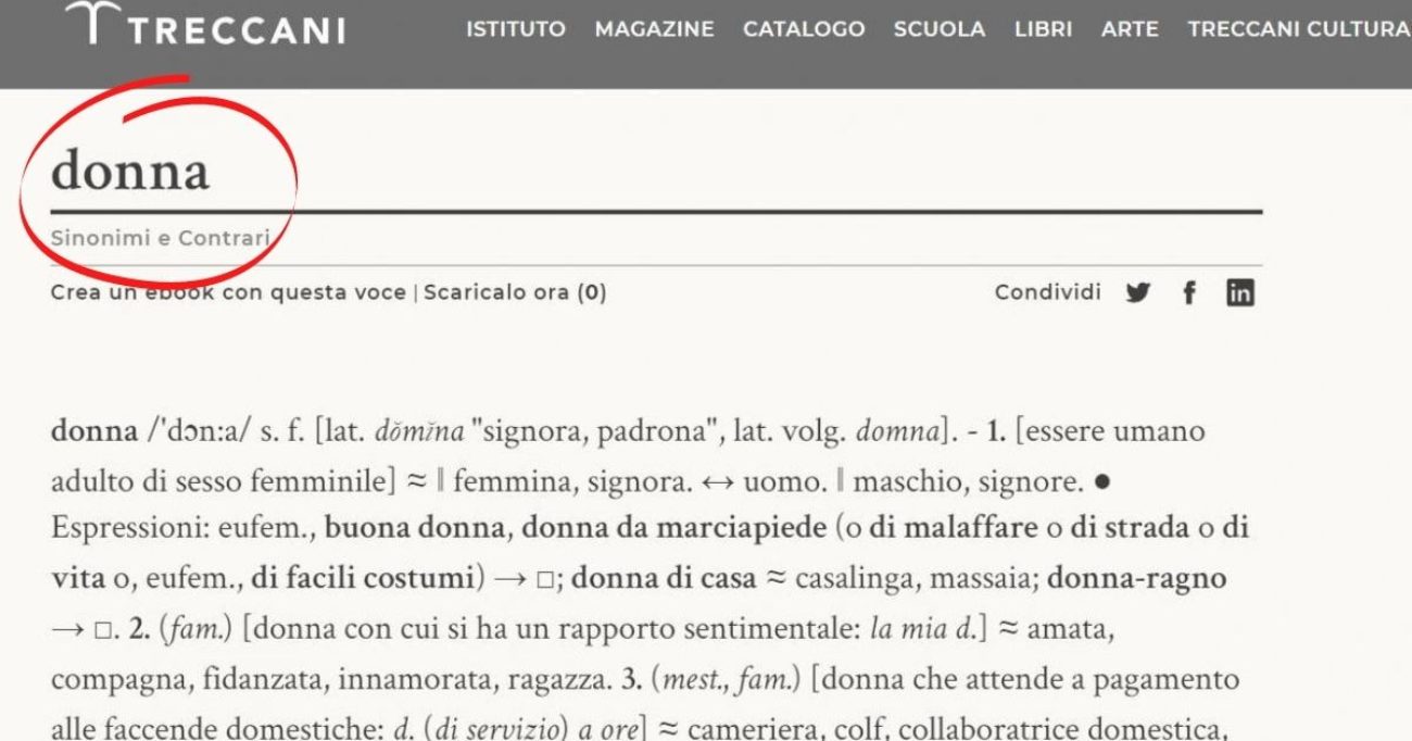 La Treccani Elimina Cagna E Zoccola Dai Sinonimi Di Donna Il Vero Dramma E Che Finora Li Erano