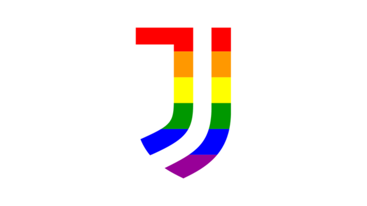 logo juventus arcobaleno diritti