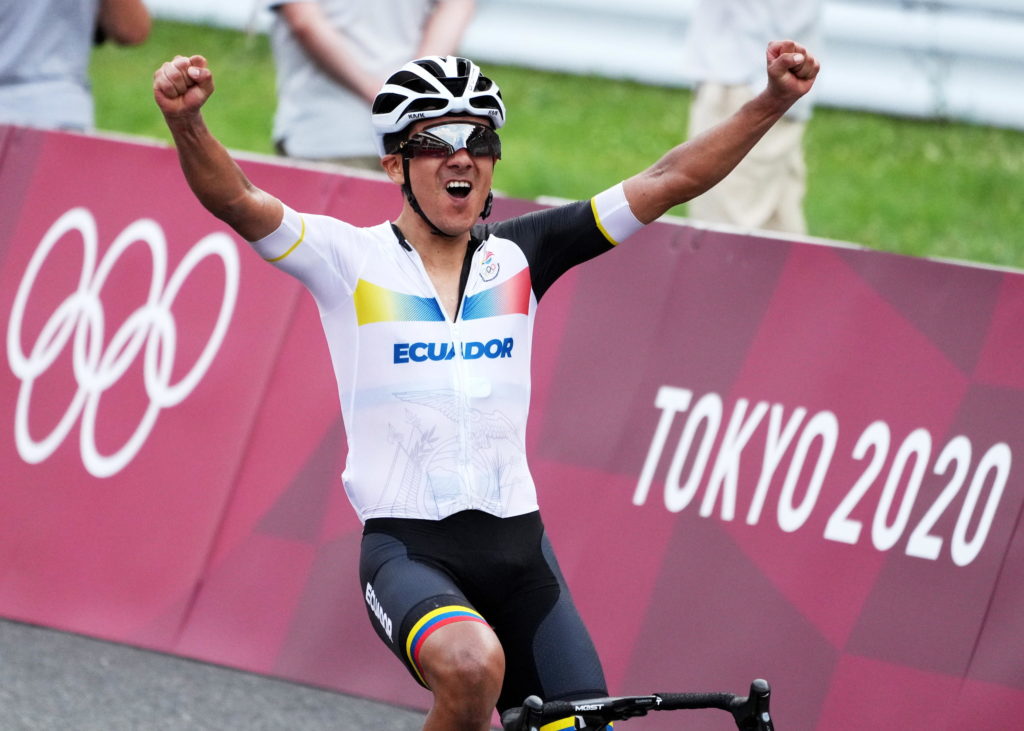 olimpiadi tokyo 2020 ciclismo diablito carapaz oro