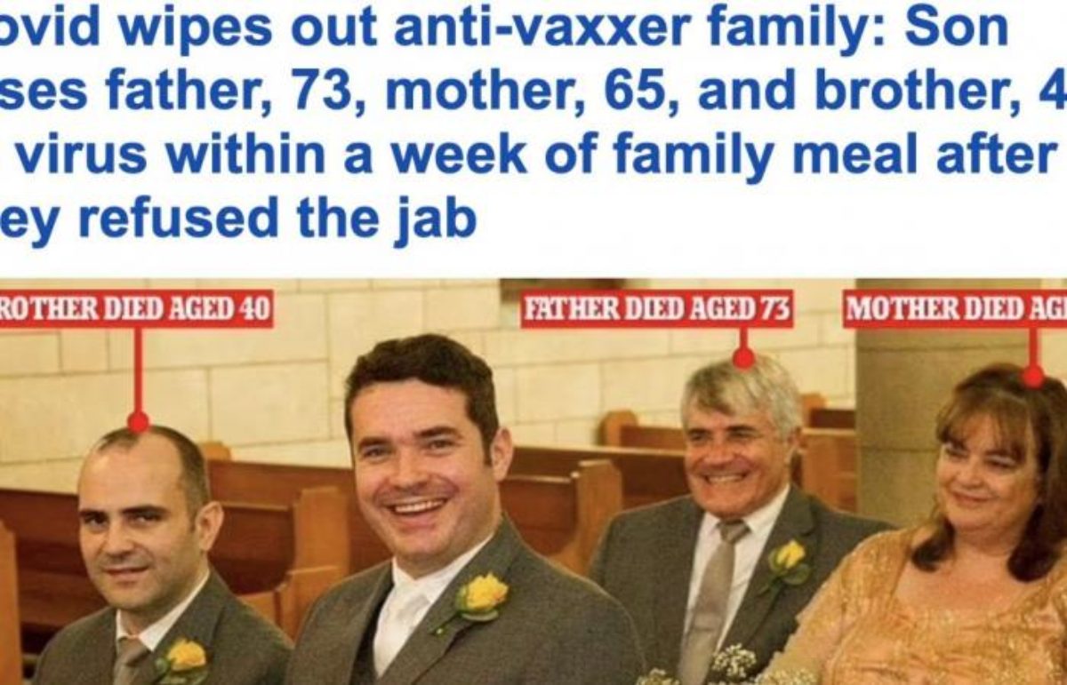 famiglia no vax covid