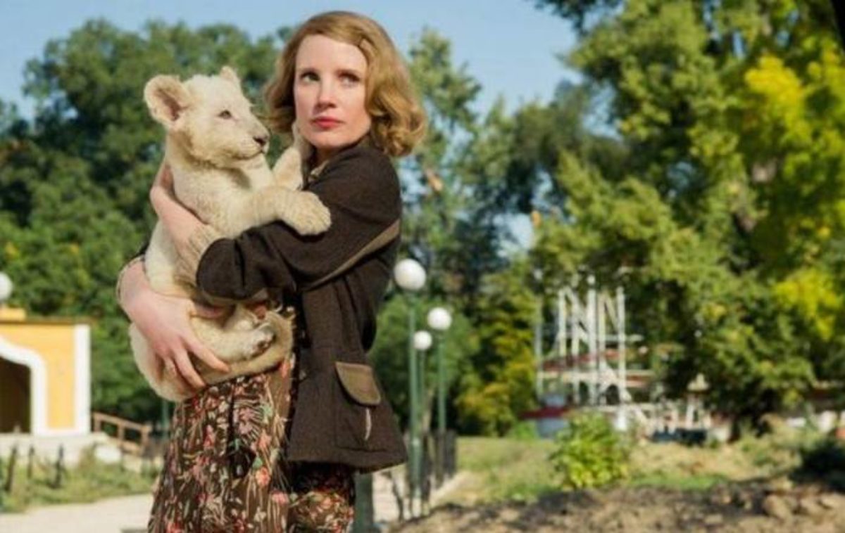 La signora dello zoo di Varsavia trama cast film canale 5