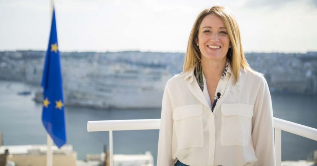 Roberta Metsola presidente parlamento europeo