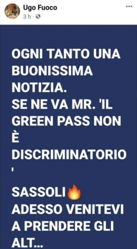 morte david sassoli no vax