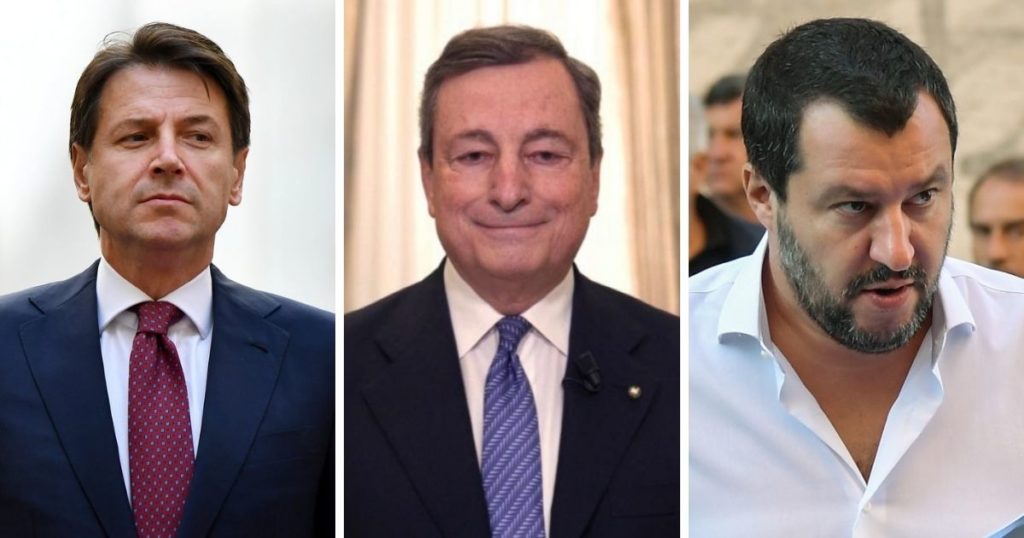 draghi salvini conte