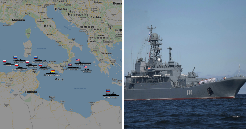 navi russe sicilia