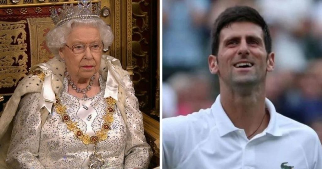 padre djokovic regina elisabetta