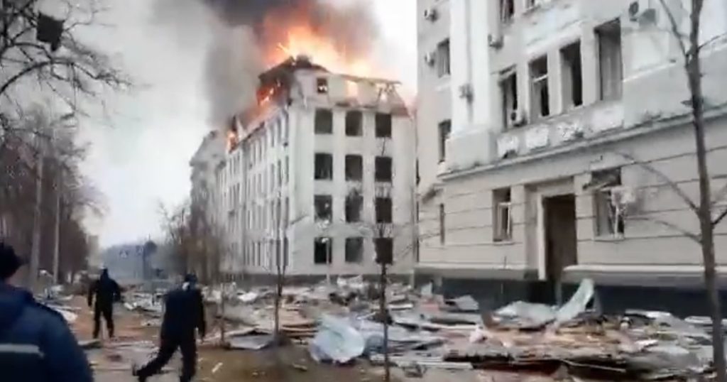 Kharkiv bombardamenti