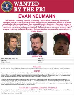Neumann ricercato dall'FBI