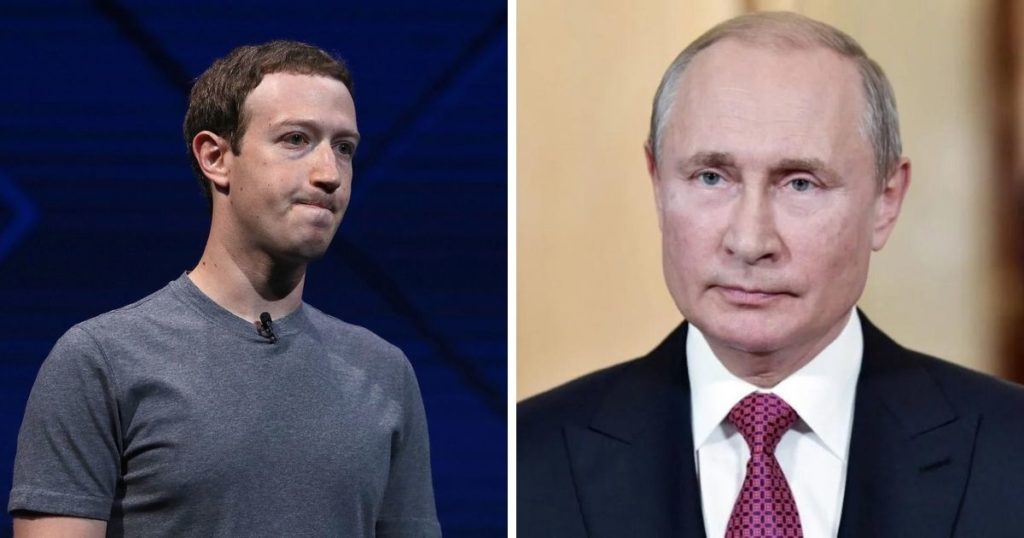 guerra ucraina Zuckerberg