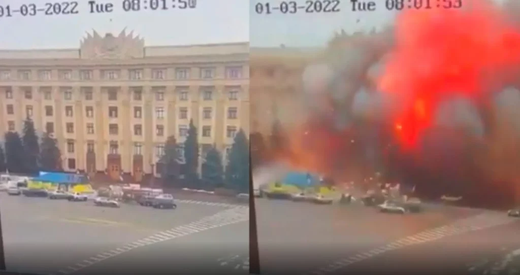 kharkiv esplosione palazzo governo