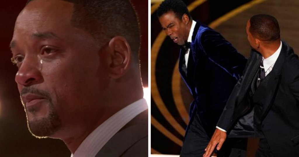 will smith discorso oscar 2022 lacrime pugno