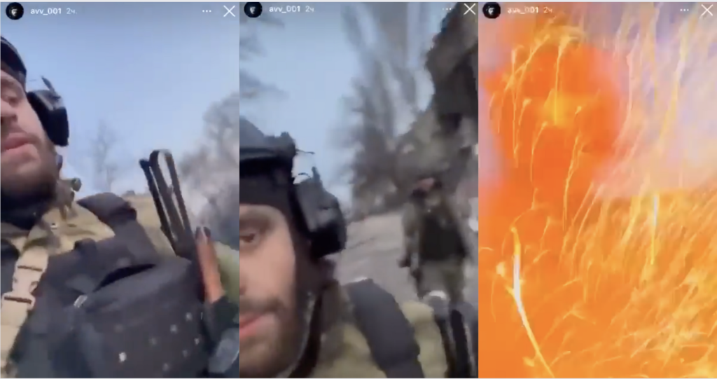 soldato ceceno diretta video instagram