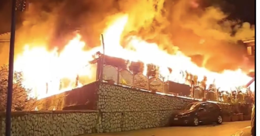 incendio ristorante