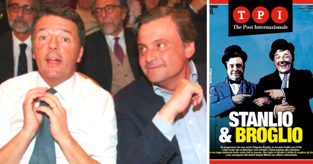 calenda renzi satira