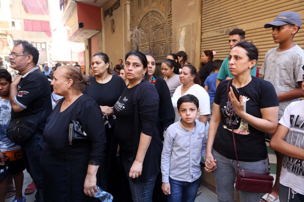 egitto incendio chiesa