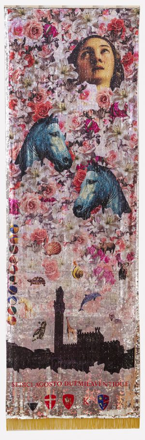 palio di siena 16 agosto 2022 drappellone assunta oggi