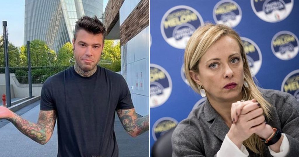 Fedez Giorgia Meloni