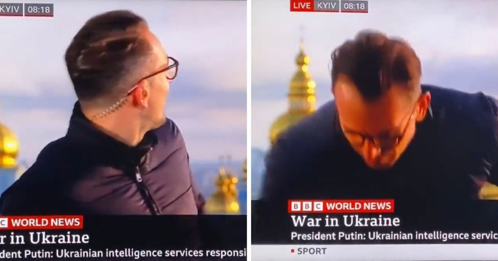 inviato bbc bombardamento kiev