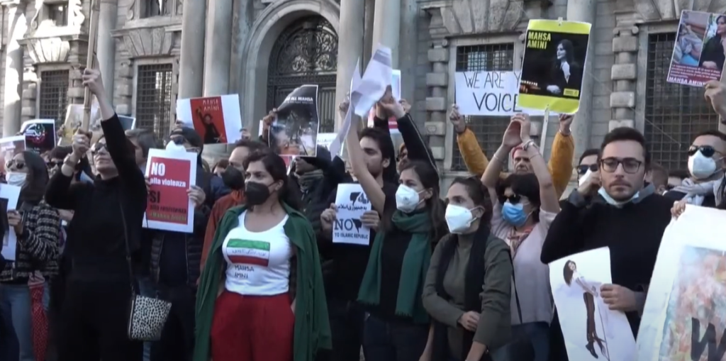 iran mahsa amini proteste cittadina italiana samirà