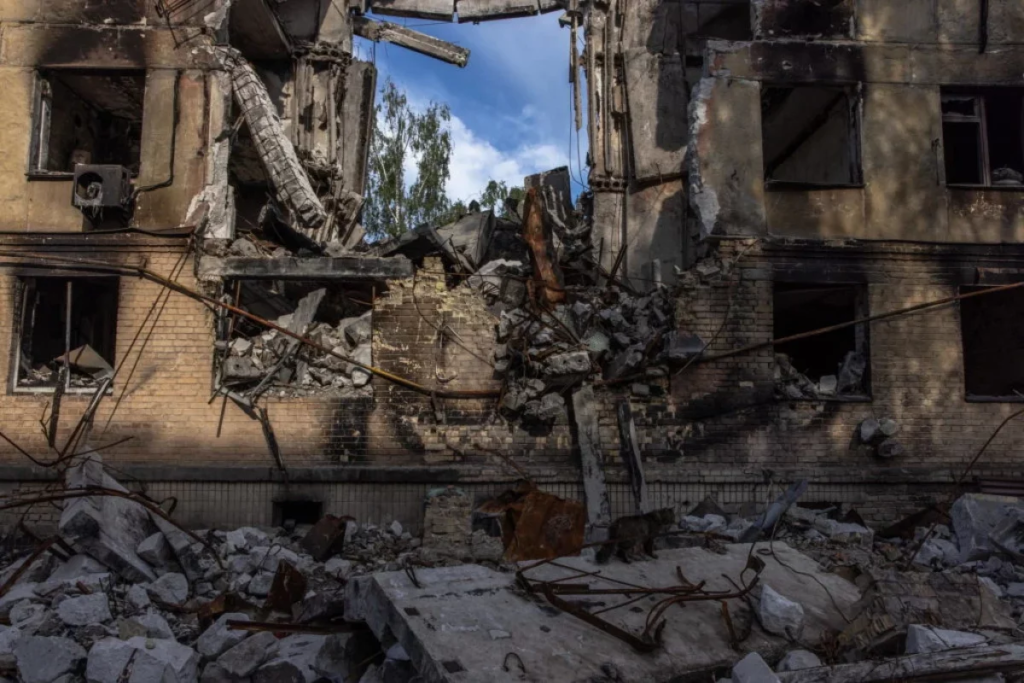 kiev bombardamento capitale ucraina putin