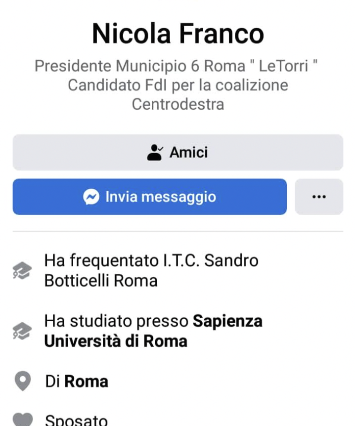 nicola franco laurea